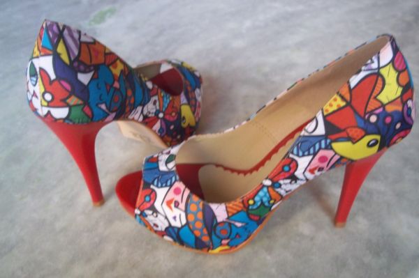 Romero britto/vermelho